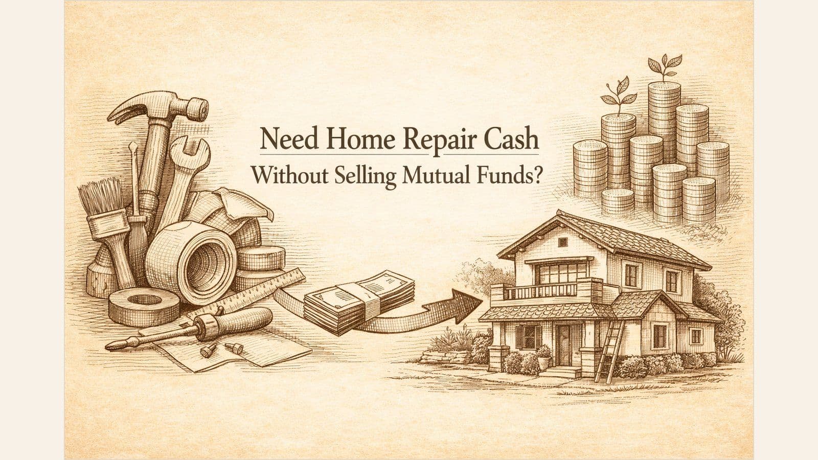 Home Repair Cash Need: Should You Redeem Mutual Funds or Borrow Against Them?