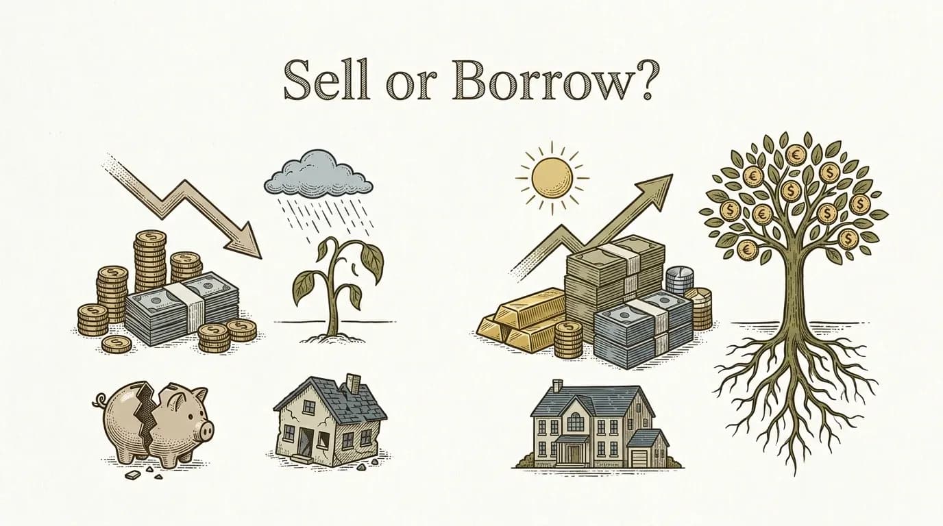 Should I Sell Mutual Funds or Borrow Against Them?